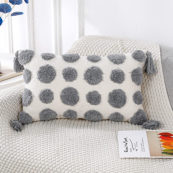 PANOD Super Soft Farmhouse Decorative Plush Throw Pillow Covers 12