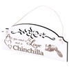 Sign Chinchilla Decoration 20 x 10 cm - All you