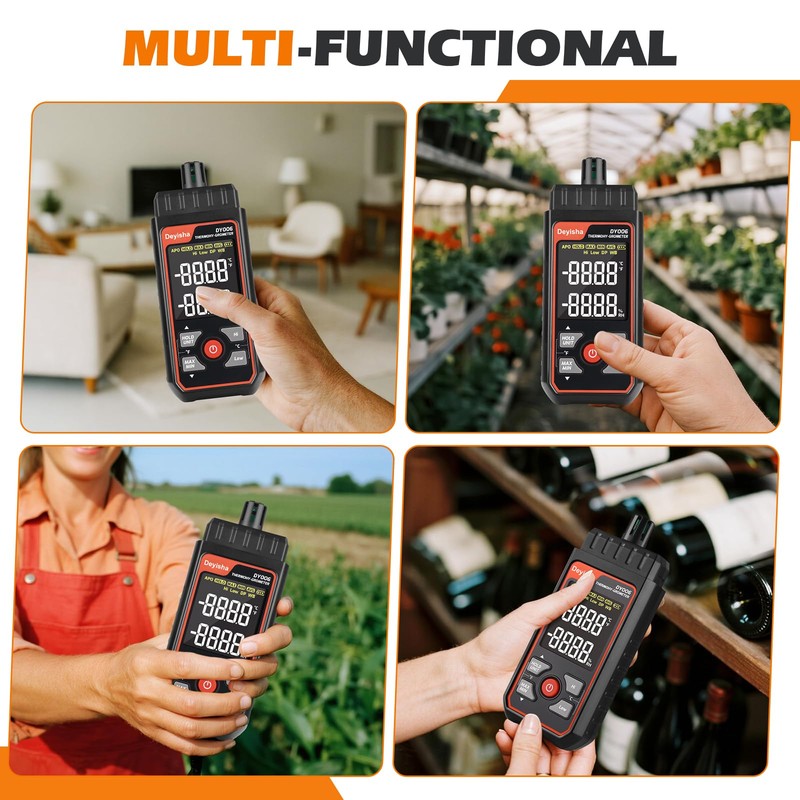 Deyisha Industry Temperature Humidity Meter High Precision and High Rate