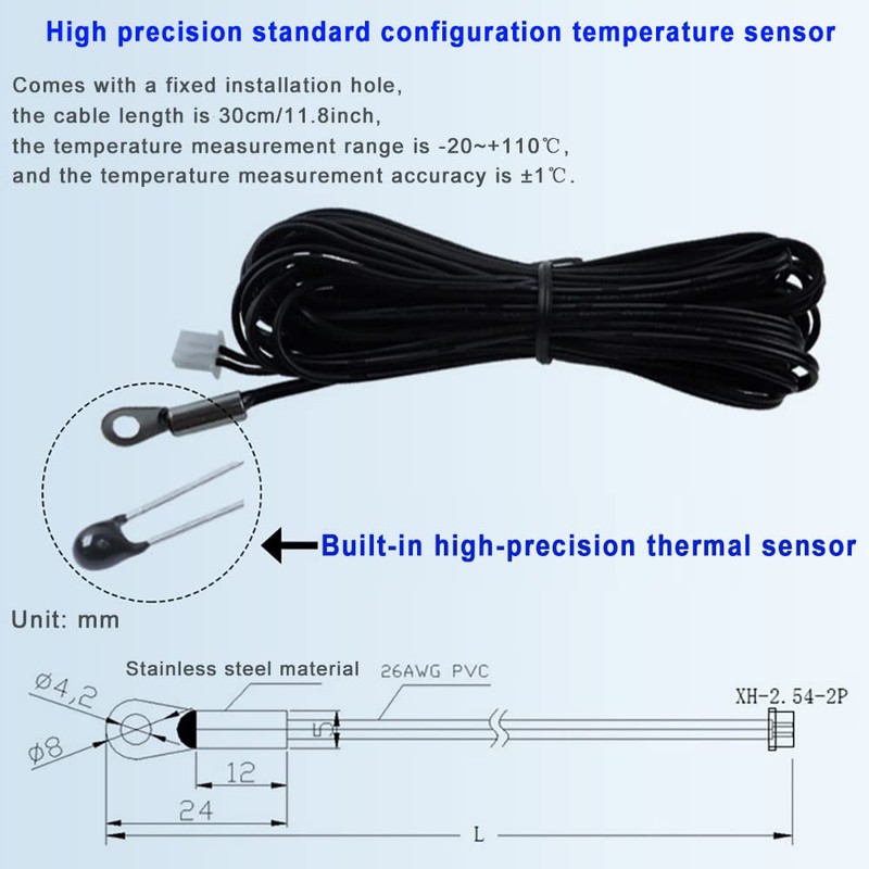 DC 12V 24V 4A 2-Way Adjustable PWM Fan Speed Controller,