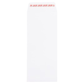 JAM PAPER #14 Policy Open End Catalog Commercial Envelopes with Peel and Seal Closure - 5 x 11 1/2 - White - 50/Pack