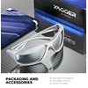 Xagger Polarized Wrap Around Sport Sunglasses for Men Women Running