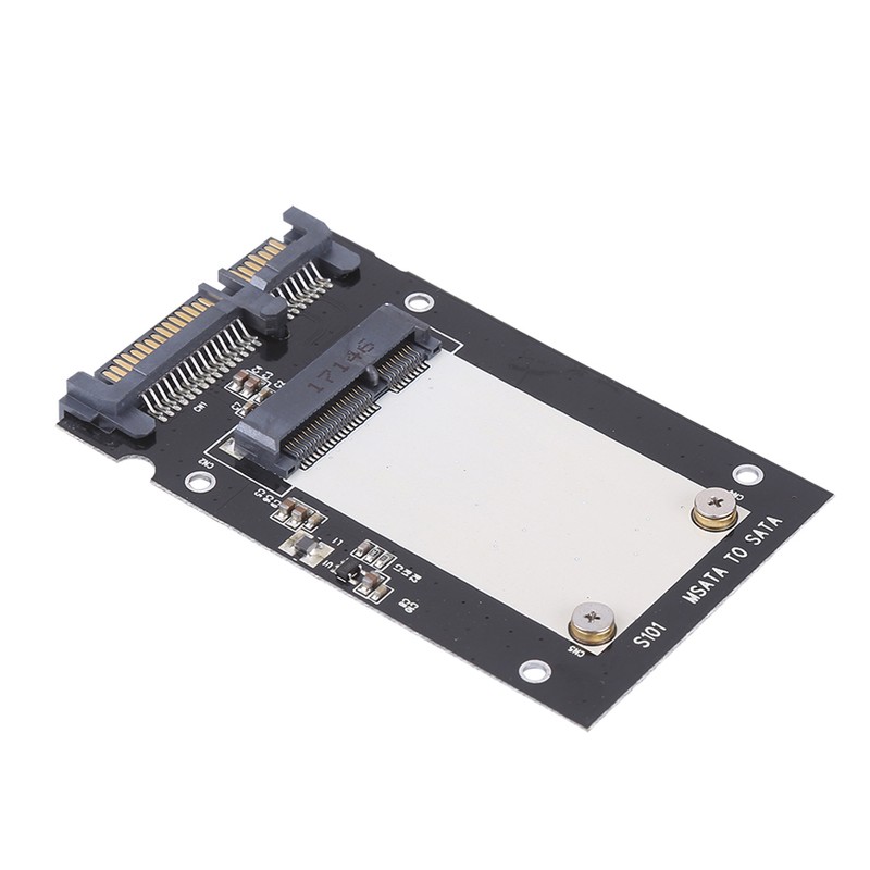 Metal mSATA to 2.5" SATA III HDD SSD Converter Adapter