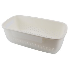 ZJIVQO Sinks Basket Kitchen Colanders Bowl Set Strainer Bowl 2-in-1 Multi-Function Filter Bowl Set Double-Layer Food Strainer for Filter Kitchen Waste and Wash Vegetables Fruits,White