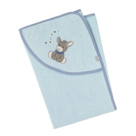 Sterntaler Baby Handtuch Kapuze - Kapuzenhandtuch Baby EMMI - Badeponcho Baby Badetuch - 100% Baumwolle, schnell trocknend - Badetuch Baby mit Kapuze
