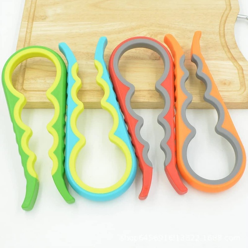 Five Strings Easy Open Lid Opener, 4 in 1 Bottle