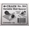 Crain 564 Wood and Laminate Flooring Wall Spacer