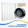 FAHKNS 23.6"x23.6" Galvanized Steel Drain Grate, B125 Class Heavy Duty