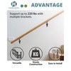 Handrail Brackets Wall Mounted Antique Brass Zinc Stair Railing Support