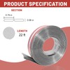 22 Feet Flexible Inside & Outside Corner Trim Molding, Peel