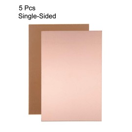 sourcing map Single-Sided Copper Clad Laminate PCB Circuit Board, 150x150mm 5.91x5.91 inch, 1.5mm Thickness DIY Prototyping PCB Board, Name Board, 20pcs