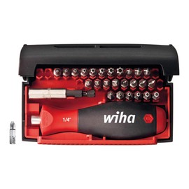 Torq Set Bit Assortment 27tlg. Tri-Wing 6 K Spanner 1/4 Inch Magnetic Security