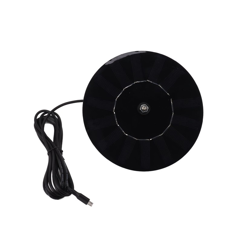 Solar Panel 10W 5V Efficient Conversion Waterproof Round Shape for