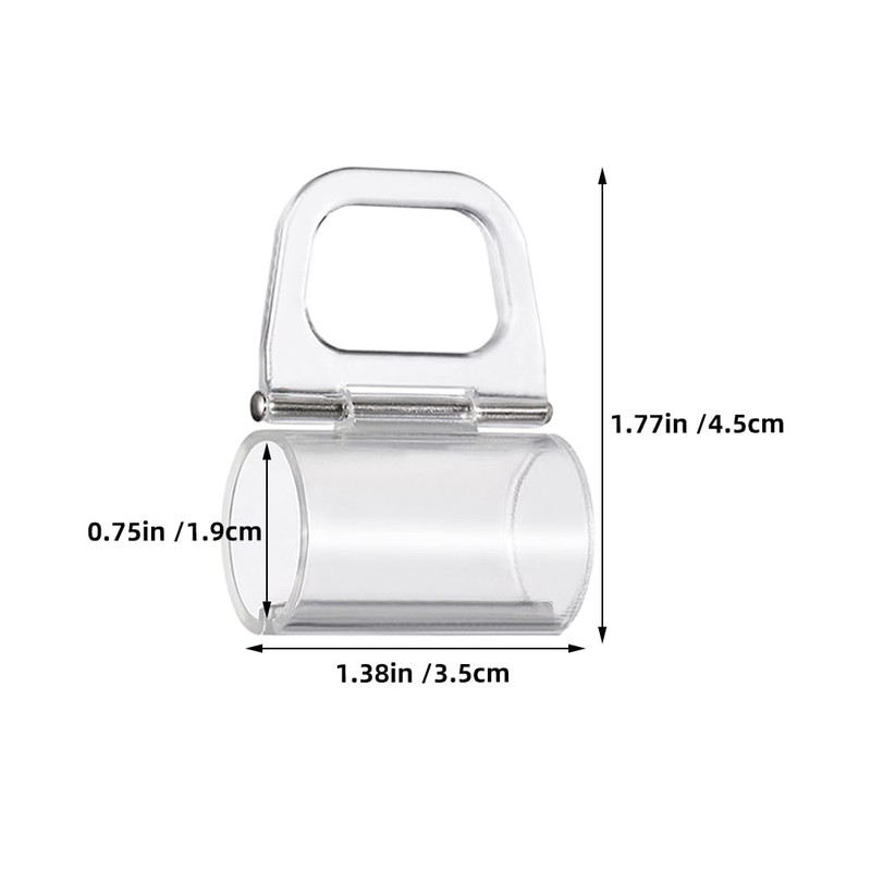 HIAKDOFT 2PCS Hook Handle Cordless Blind Pull Grips Cordless Roller