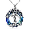 TOUPOP Gifts for Women Sterling Silver Family Tree of Life