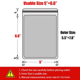 100 Pieces Resealable Mylar Bags, Smell Proof Bags with Clear Window for Food Storage Party Favor Packaging Small Business(Purple&Light Blue, 5.5×7.8 Inch)