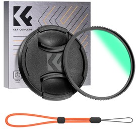 K&F Concept K-Series UV Filter 82 mm with Lens Cap, Protective Filter with 18 Layers Nano Coatings
