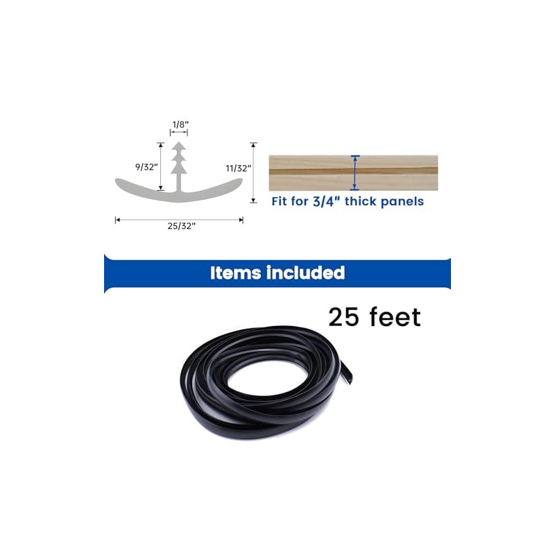 Muzata Black 3/4 Inch x 25 Ft Center Barb Tee