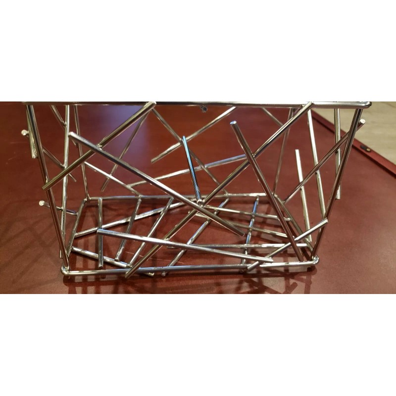 ALESSI for Delta Airlines Water Caddy Stainless Steel wire basket