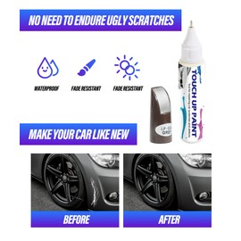 ESEWALAS Car Scratch Remover Car Paint,Touch Up Paint,Easy & Quick Auto Car Paint Scratch Repair,2 in 1 Touch Up Paint Pen,Car Scratch Repair Automotive Touch up Paint Pen for Car Scratch Repair Various (Gray)