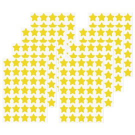 Yellow Star Stickers 1 Inch Vinyl Reward Stickers for Children Self-Adhesive Removable Waterproof Small Sticker for Behavior Chart Student Planner School Classroom Teacher Supplies 700 PCS