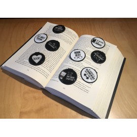 Just Clip it! Quote Bookmarks - (Set of 3 Clip Over The Page Markers) A Book A Day Keeps Reality Away, Book Nerd, Funny Bookmark Set - Ideal for Bookworms of All Ages. Adults Men Women Teens & Kids