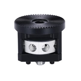 NICEYRIG Rosette Adapter for 1/4’’ Locating Pin Mount, Compatible with ARRI Rosette Wooden Handle and Rosette Extension Accessories - 605