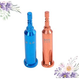 Operitacx Hexagonal Handle Wire Connector Automatic Stripper Tool 2pcs 1/4 Batch 3 Lines 4.0 Square for Electrical Wiring