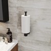 VEHHE Kitchen Roll Holder Under Cabinet, One-handed Tearing Paper Towel