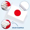 Anley Japan Mini Flag Pack of 12 - Hand-Held Small
