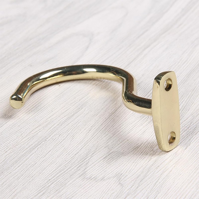 POFET 2pcs Snooker Hook Gold Snooker Billiard Table Cue Brass