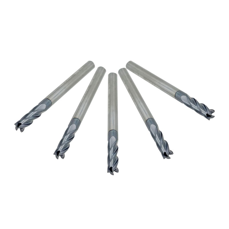 Carbide Square End Mill - 4 Flute - 1/4" 4T
