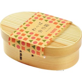 Magewappa Bento Box, Oval-Shaped, 16.9 x 3.9 x Height 2.2 inches (500 ml), 6.3 x 3.9 x Height 2.2 inches (16 x 10 x 5.5 cm), With Divider, For Those Who Want To Enjoy Wappa At An Affordable Price,