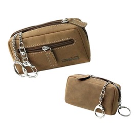 343 Key Pouch, Vintage Natural Brown