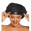 Hiumi Gorro Ducha Grande Hombres Mujeres Cabello Largo Reutilizable Trenzas