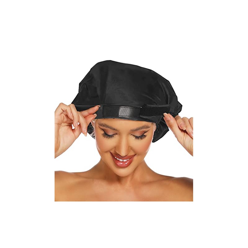 Hiumi Gorro Ducha Grande Hombres Mujeres Cabello Largo Reutilizable Trenzas
