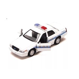 Kinsmart 5" Kinsmart Ford Crown Victoria Police Interceptor 1:42 Diecast Model Toy Car Wh
