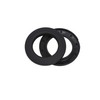 Dritz Curtain Grommets, 1" (25 mm) Inner Diameter, Heavy-Duty Plastic,