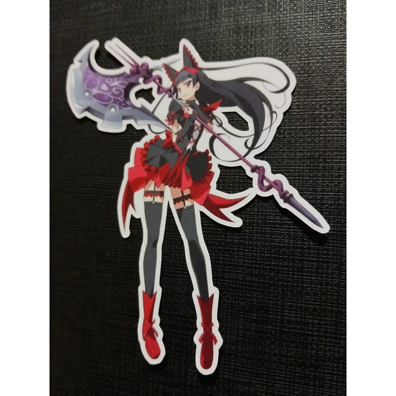 Rory Mercury from Gate Glossy Sticker Anime Waterproof!