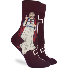 Good Luck Sock Women's Jesus Cross Socks, Adult, Shoe Size 5-9