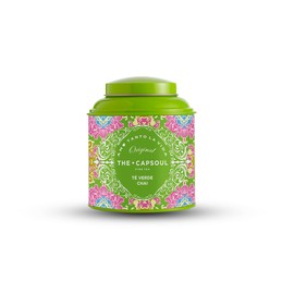 The Capsoul Té Verde Chai - Para la salud y el bienestar - Sabor refrescante con beneficios para la salud - Sin azúcares añadidos - Incluye 100 gr. de té