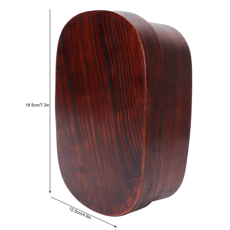 Wooden Lunch Box Portable Food Container Tablewares for Home Office