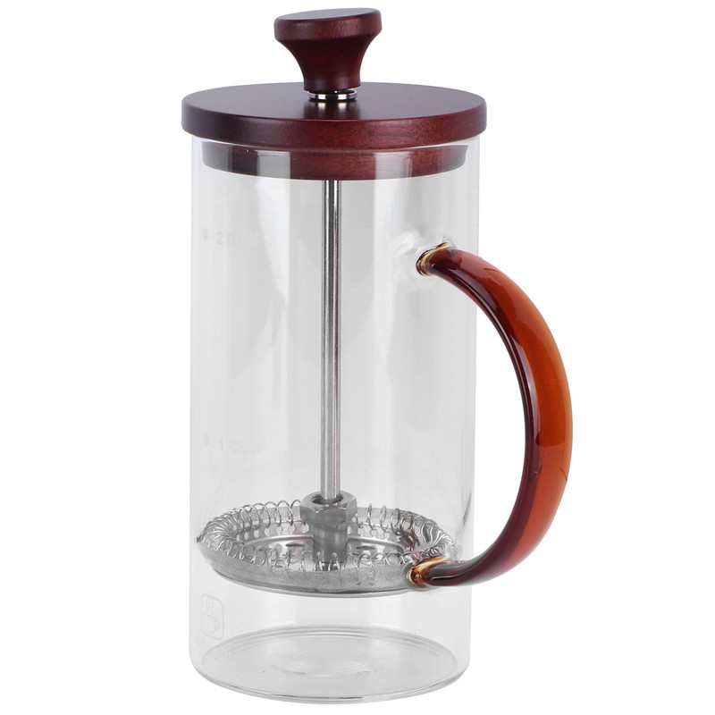 Coffee Press Pot 400ml High Borosilicate Glass Coffee Brewer Maker