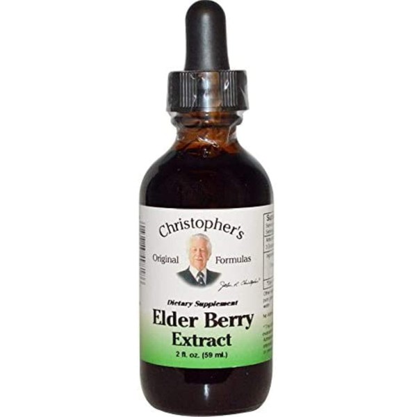Elderberry Extract Christopher's Original Formulas 2 oz Liquid