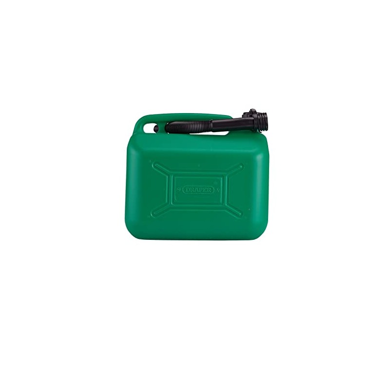 Draper 10L Plastic Petrol Can | Jerry Fuel Diesel Can