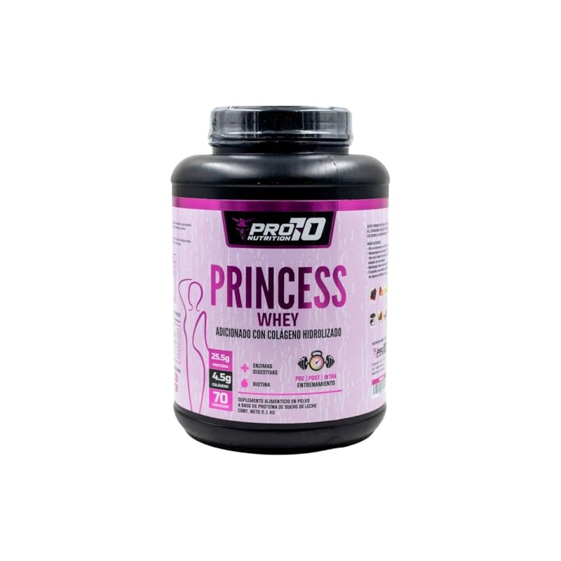 Pro Performance Princess Woman Whey Protein Suplemento Nutricional Proteína Suero