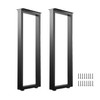 ALLCOS 36 Inch Metal Bar Table Legs, Heavy Duty Dining