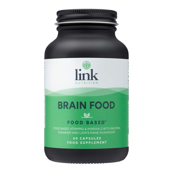 [Brain Food] Food Based Supplement | Contains Bacopa Monnieri, Lions