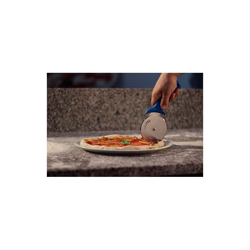 Gi.Metal Professional Pizza Cutter, 10 cm Stainless Steel Blade, Removable