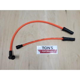 Ton's Performance 10mm Orange Spark plug wires for 2008+ Victory motorcycles